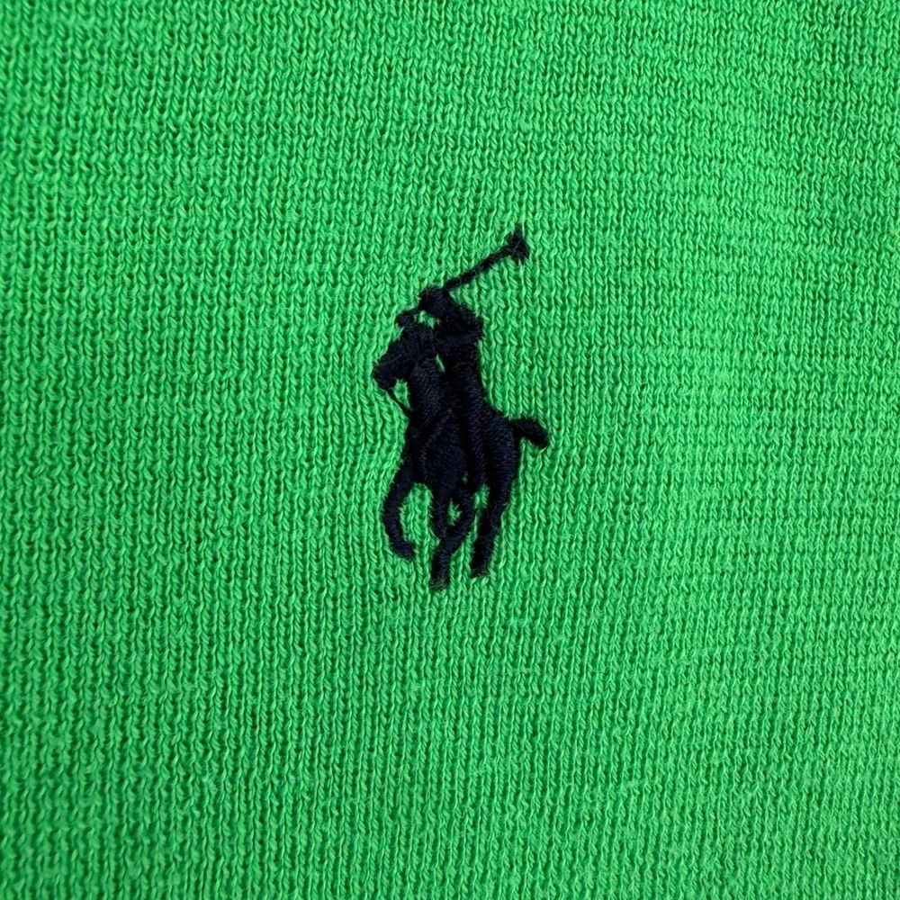 Polo Ralph Lauren Mens Green Pima Cotton V-Neck Sweater Vest Size 2XB Big Tall